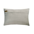 thumbnail image 2 of Designer Grey 12"x18" (30x45 cm) Lumbar Pillow Cover, Jacquard Beaded Oblong Pillow, Abstract Pattern Modern Style - Ginevra, 2 of 2