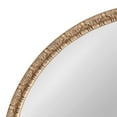 thumbnail image 4 of Kate and Laurel Stallworth Decorative Textured Round Mirror, 30 Inch Diameter, Light Natural, Coastal Ornate Circle Mirror with Carved Detail Design for Bathroom Mirror for Over Sink, 4 of 8