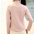 thumbnail image 7 of JOANKDMI Fleece Lined Jacket for Teen Girls 11 12 Thermal Warm Quilted Winter Lightweight Puffer Coat Stand Collar Long Sleeve Full Zipper Fall Cold Weather Outdoor Jackets, 7 of 7