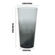 thumbnail image 3 of Botellas De Plástico Para Macetas Jarrón de plástico transparente de 26 cm de alto para decoración del hogar con diseño geométrico y orificios de ventilación JASKFLY, 3 of 8