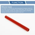 thumbnail image 4 of Unique Bargains 1 Pcs 18mm 0.71" ID 300mm 11.81" Length 0° Red Car Silicone Hose Universal, 4 of 7