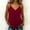 Brick Red, variant on Women's Tank Tops Classic Plain V Neck Spaghetti Strap Satin Camisole XS to 4X Summer Tops for Women Yellow 2XL
