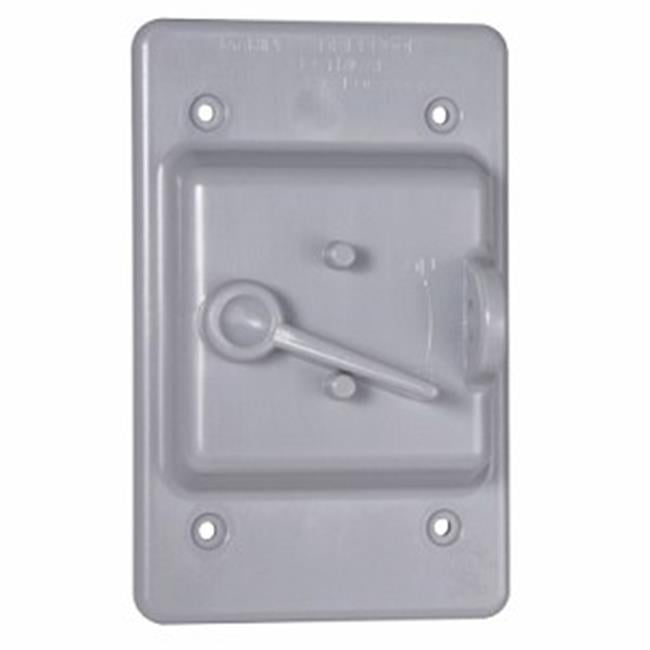 Raco 211249 Locking Switch Cover Non Metallic, Gray