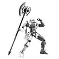 thumbnail image 2 of Detachable Weapons​​ DIY Articulated Action Figure Model - Building Block Robot with Detachable Weapons - Flexible Joints for Poseable Display Flexible Joints​​, 2 of 3