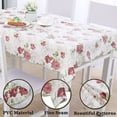 thumbnail image 5 of Unique Bargains Vinyl Rectangle Table Cover Floral Pattern Tablecloth 54" x 71", 5 of 8