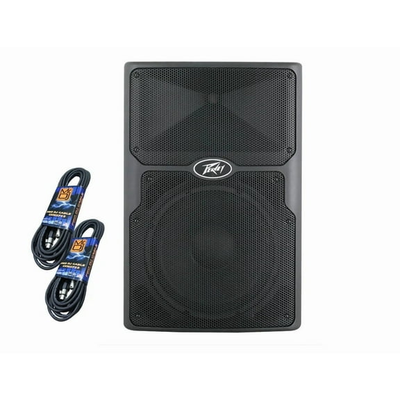 Peavey PVXp 10 10" Bluetooth Powered Loudspeaker   2 XLR CablePeavey PVXp 10 10" Bluetooth Powered Loudspeaker   2 XLR Cable