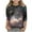 3-Dark Gray, variant on ZTKWD Boys Girls Tie Dye Shirt 3D Graphic T-Shirt Cool Crewneck 3/4 Sleeve Top Tees for Kids 6-16 Years