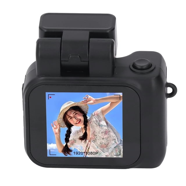 Mini Cámara Llavero, Cámara de Vídeo HD 1080P 2MP, CámaRa Pequeña, Llavero de Videocámara Con Cámara Micro Mini DV DVR, CámaRa Retro de 6 Filtros, Lente Gran