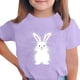 thumbnail image 1 of Manga Corta Crop Top para Niños Niños Pascua Impresa Gráfica Tee Cuello Redondo Casual Versátil 3-14 Años, 1 of 5