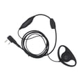 thumbnail image 4 of Auricular de walkie-talkie Micrófono PTT Auricular Accesorios de comunicación por radio Auricular de radio portátil Auricular en forma de D, 4 of 8
