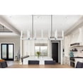 thumbnail image 3 of Elegant Lighting Noemi 12-Light Metal Adjustable LED Pendant in Chrome/Clear, 3 of 12