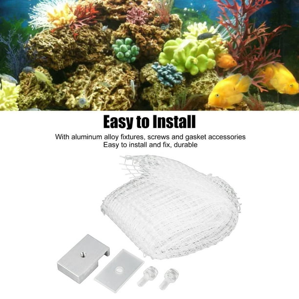 Aquarium Net Cover, Easy To Install, Sturdy & Durable, Transparent,  Exquisite Craftsmanship, Prevent Fish From Jumping, Professional 