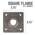 thumbnail image 4 of STZ Industries Pipe Decor Malleable Iron Flange 3/4 in., 4 of 8