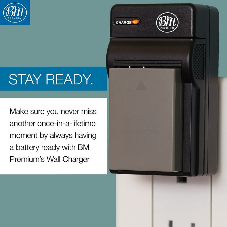 BM Premium BLS-50, PS-BLS5 Battery and Charger for Olympus OM-D E