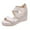 Beige, variant on Utoimkio Wedge Sandals for Women Wide Width Summer Ladies Shoes Wedge Heel Sandals Solid Color Casual Women's Sandals