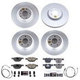 thumbnail image 2 of PowerStop Front and Rear Geomet Coated Brake Rotor and Pad Kit Fits: BMW Select Models CRK8849, 2 of 5