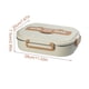 thumbnail image 5 of Loncheras Caja Bento de acero inoxidable 304, caja térmica para almuerzo de 4 rejillas, vajilla (fiambrera) Ndcxsfigh  Libre de BPA, 5 of 9