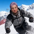 thumbnail image 5 of sruoe Funny Old Lady Ski Mask, Realistic Human Face Print Balaclava, 3D Printed Full Neck Gaiter, Novelty Winter Face Cover for Skiing Snowboarding Moto Outdoor Costume Parties Funny Holiday Gifts, 5 of 5