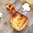 thumbnail image 6 of 3D Toy Cushion Realistic Grilled Chicken Leg Pillow Soft Stuffed Animal for Kids Adults, 6 of 8