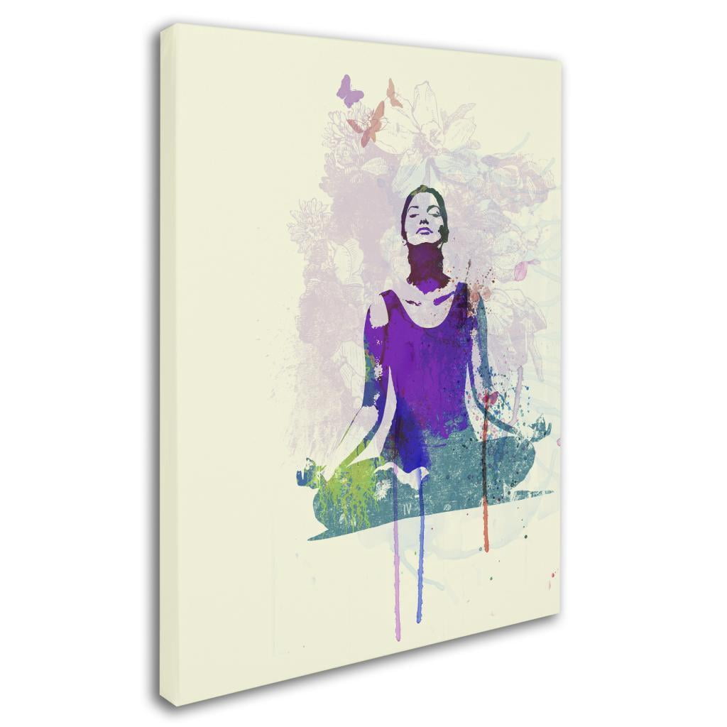 Trademark Fine Art "Meditating Mind" Canvas Art by Naxart