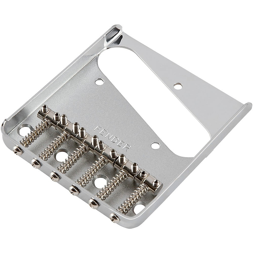 6-Saddle Vintage-Syle Telecaster&reg; Bridge Assembly (Chrome)