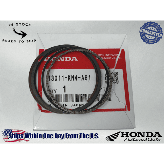 Honda OEM Piston Ring Set XR100R 2001-2003, CRF100F 2004-2013 13011-KN4-A61