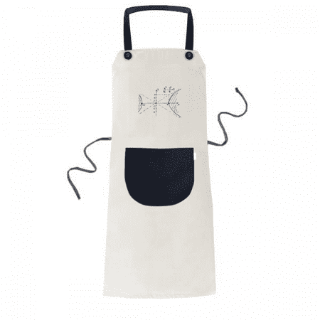 

Math Kowledge Hyperbolic Curve Apron Adjustable Bib Cotton Linen BBQ Kitchen Pocket Pinafore