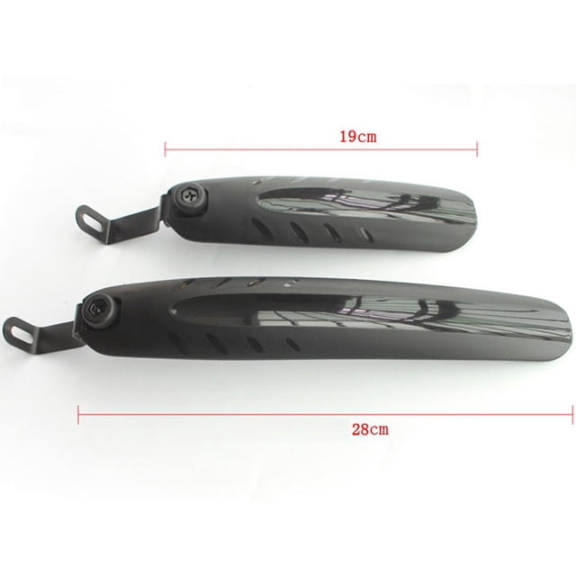 Bgsha MTB Folding Bicycle Front Rear Mudguard Splash Fender Set For 14-20 Inch Bike