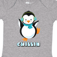 thumbnail image 4 of Inktastic Chillin Penguin Boys or Girls Baby Bodysuit, 4 of 5