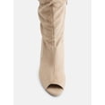 thumbnail image 4 of No Boundaries Women's Tall Peep Toe Boots, 4 of 6