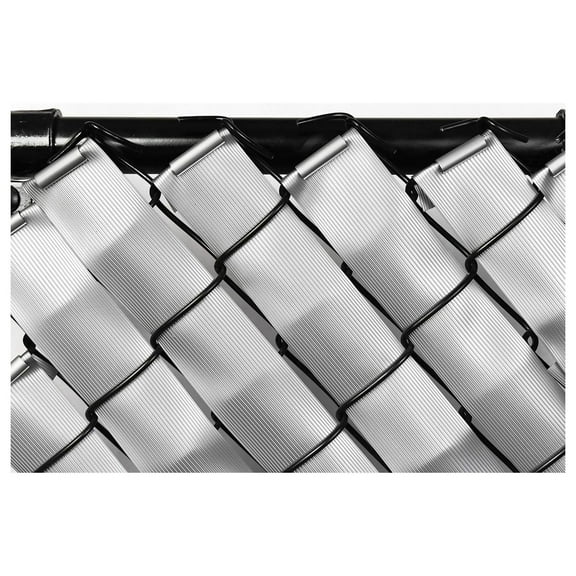 Privacy Tape for Chain Fence - Silver - 250 ft x 2 in.