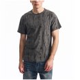 thumbnail image 2 of AHTJRT Men's Ripped Holes Summer Distressed Short Sleeve Casual Hipster Hip Hop Crewneck Fashion Y2K Streetwear T-Shirts Gray M, 2 of 9