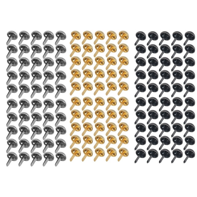 Tachuelas de clavos con cabeza de cúpula, 150 piezas de clavos de cabeza redonda, clavos de cabeza redonda, tachuelas de clavos para ropa a medida para la perfección