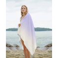 thumbnail image 2 of Ombre White Beach Towels Oversized Super Absorbent, Romatic Purple Art Lightweight Bath Towel Quick Dry Sets For Bathroom/Pool/Rv Camping/Beach Play/Gym Room/Picnic 31"x62", 2 of 8