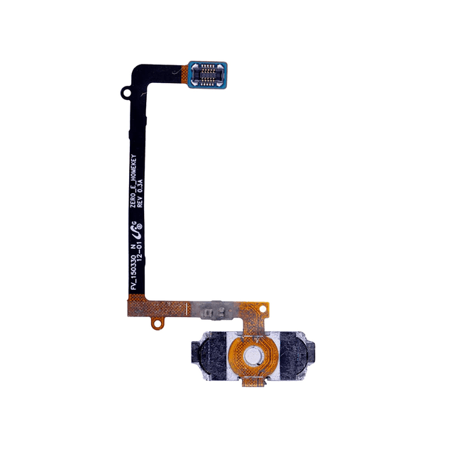 Bouton d'Accueil de Remplacement avec Câble Flexible Compatible pour Samsung Galaxy S6 Edge (Or)