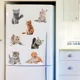 thumbnail image 4 of Pegatinas de pared con bonitos gatos para habitaciones de niños, vinilo extraíble, dibujos animados de animales, gatito, sala de estar, dormitorio, decoración del hogar, papel tapiz, 4 of 5