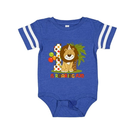 

Inktastic Cute Lion 1st Birthday Gift Baby Boy Bodysuit