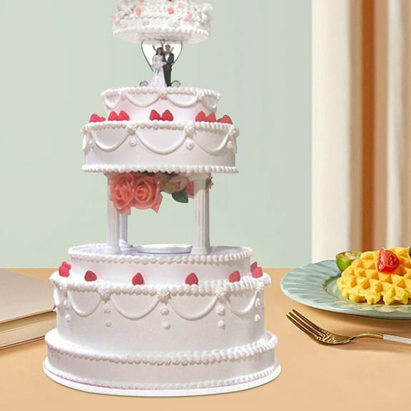 LEDMOMO Cake Structure Support Roman Column Cake Stand Plastic