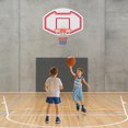 thumbnail image 4 of Costway Large Wall Mounted Basketball Hoop with 36" x 24" Shatter-proof Backboard or Kids, 4 of 10