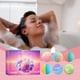 thumbnail image 5 of Fiudx Bolas de Baño Aromáticas, 6 Extractos de Aromas Únicos, Experiencia de Ducha Relajante, Alivio Del Estrés y Spa En Casa, Idea de Regalo para Ella, Cuidado Personal y Sorpresa de Cumpleaños., 5 of 6