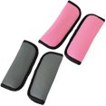 thumbnail image 4 of BESTONZON 4pcs Stroller Shoulder Pad Car Safety Belt Protective Shoulder Sleeve Seatbelt Shoulder Cuhsion for Kids Baby Infant Child (Random Color), 4 of 6
