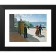 thumbnail image 2 of Carl Hedelin 18x15 Black Modern Framed Museum Art Print Titled - Soldiers Outside the Nationalmuseum, Stockholm (1891), 2 of 5