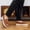 Brown, variant on Womens Premium PU Faux Leather Tassel Loafers Slip-On Driving Moccasins Comfort Cushioned White Sole Round Toe Casual Walking Shoes Black,Size 44