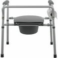 thumbnail image 3 of Medline Standard Steel Bedside Knockdown Toilet - Reliable, Comfortable and Convenient Portable Commode Chair for Medical Patients, 3 of 6