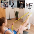 thumbnail image 6 of Dowellia 6PCS Resistance Bands Set for Exercise Fitness, Pull-up Assistance Bands Set , Elastic Workout Bands for Ankle, Leg, Stretching, Yoga and Home Fitness with Carry Bag, 6 of 12