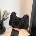 thumbnail image 3 of Bolso de hombro plisado de moda coreana para mujer, diseño de nicho 2025, bolso informal combinable con todo, bolso de mano tipo axila, 3 of 5