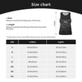 thumbnail image 4 of KLL Black And White Dotted Print Men's Muscle Gym Workout Stringer Tank Tops Bodybuilding Fitness T-Shirts Tank Tops Men-4X-Large, 4 of 7