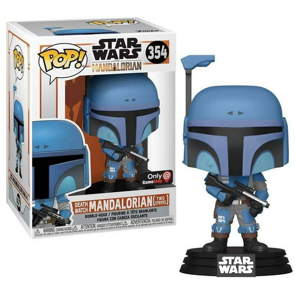 Funko Pop Star Wars 354 Death Watch Mandalorian (Two Stripes) Bobble-Head Vinyl