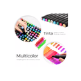 thumbnail image 3 of Plumones Doble Punta Marcadores Punta Pincel 100 pzs Color NEGRO, 3 of 5