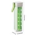thumbnail image 3 of Mini Molde Tubo para Cubitos Hielo Bandeja Fácil Empujar Y Sacar () Verde, 3 of 8
